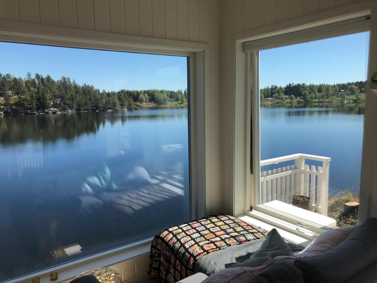 Lyseren Waterfront Cabin Omberg Dış mekan fotoğraf